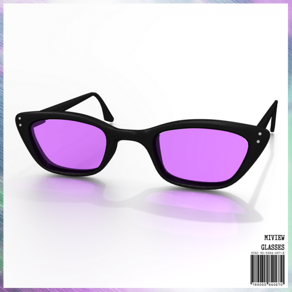 Alpha Miview Glasses by by simsfinds - The Sims 4 Custom Content