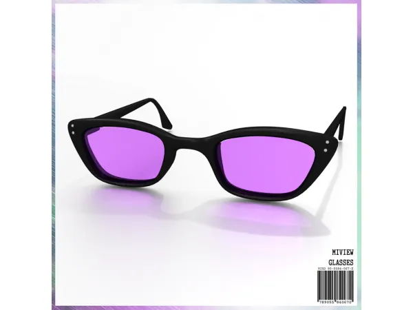 Alpha Miview Glasses by - The Sims 4 Custom Content