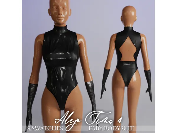 Alpha Faby bodysuit by Alejo Sims 4 - The Sims 4 Custom Content