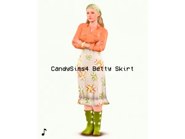 Betty Skirt Conversion - The Sims 3 Custom Content