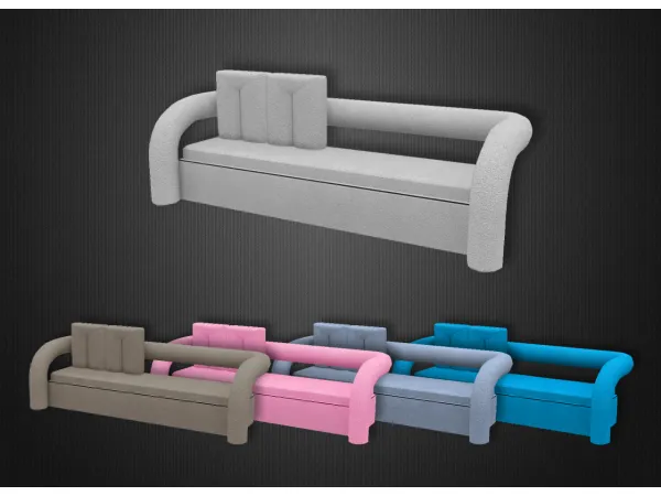 Alpha Sofa - The Sims 4 Custom Content