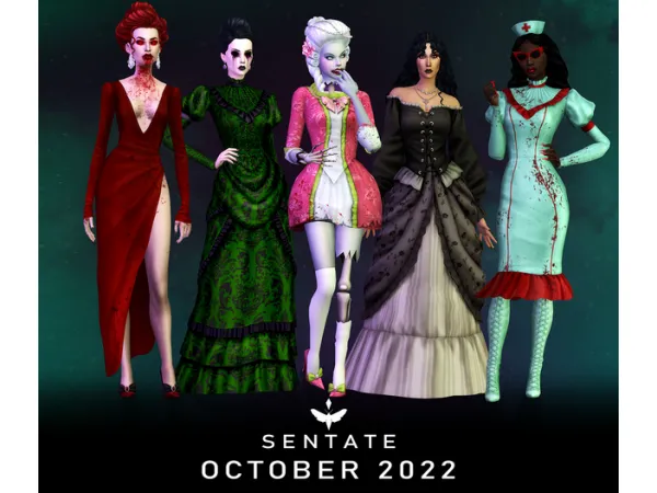 Maxis Match October 2022 Collection by Sentate - The Sims 4 Custom Content