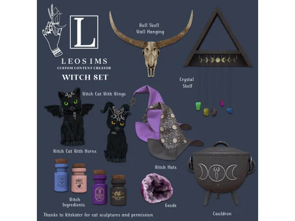Alpha Witch Set - The Sims 4 Custom Content