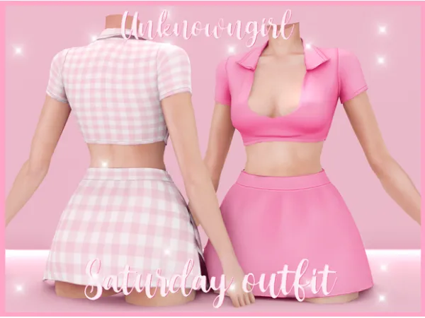 Alpha SATURDAY OUTFIT - The Sims 4 Custom Content