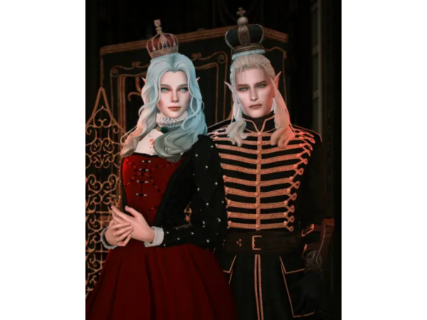 Alpha Crowns and wings Halloween gift 6 - The Sims 4 Custom Content