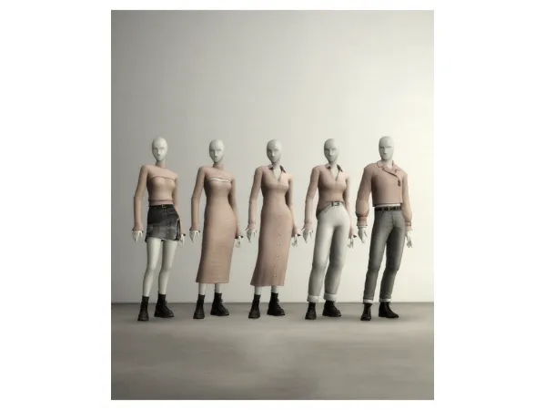 Maxis Match Autumn City (30 Color) by Rusty's - The Sims 4 Custom Content