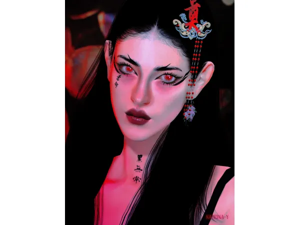 Mix Hell warlock_Halloween2022 collaboration - The Sims 4 Custom Content