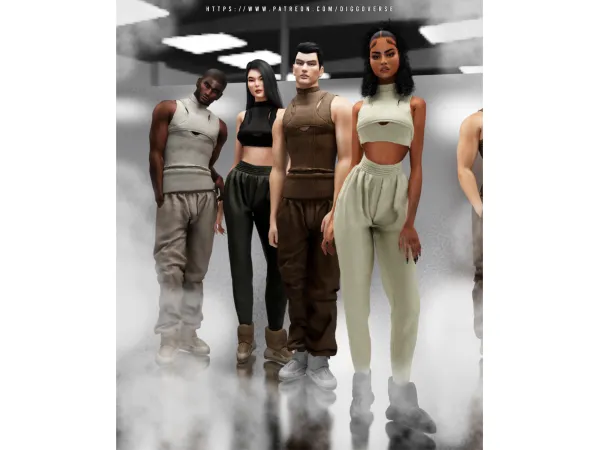 Alpha 02 CONJUNTO C650 - The Sims 4 Custom Content