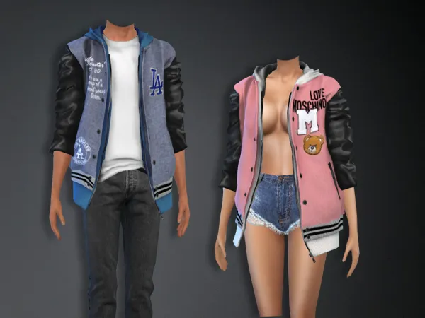 Alpha jacket - The Sims 4 Custom Content