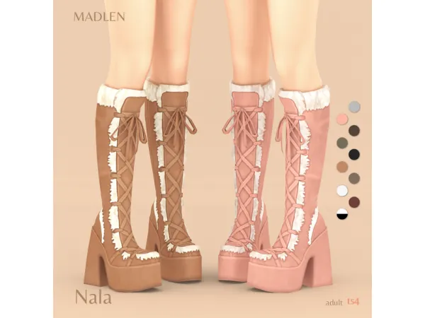 Maxis Match Nala Boots - The Sims 4 Custom Content