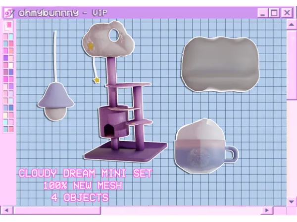 Alpha CLOUDY DREAM MINI SET - The Sims 4 Custom Content