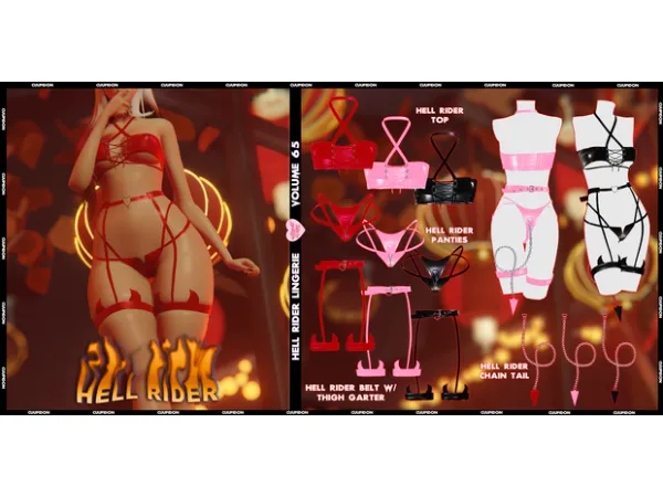 Alpha EROS HELL RIDER - The Sims 4 Custom Content