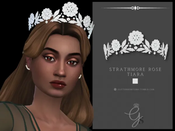 Alpha Strathmore Tiara - The Sims 4 Custom Content