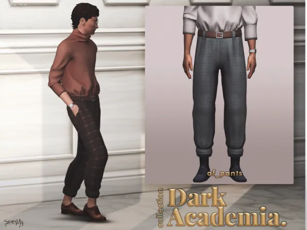 Maxis Match Dark Academia Collection by Serenity - The Sims 4 Custom Content