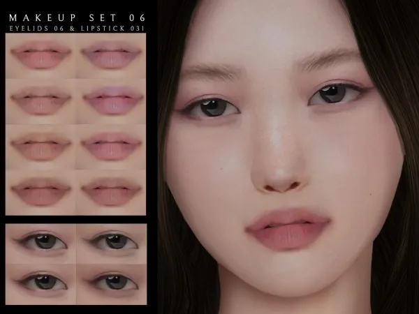 Alpha Makeup Set 06 - The Sims 4 Custom Content