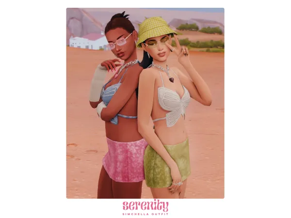 Maxis Match Simchella Outfit (5 items) by Serenity - The Sims 4 Custom Content