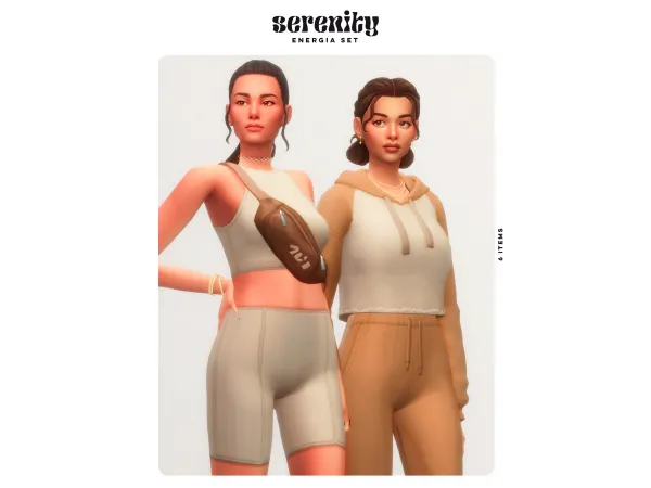 Maxis Match Energia Set (6 items) by Serenity Updated - The Sims 4 Custom Content