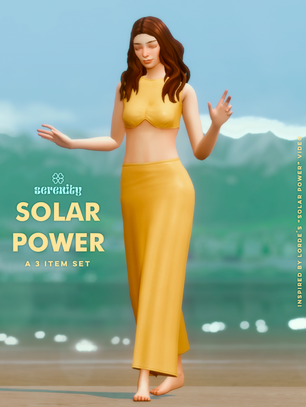 Maxis Match Solar Power A 3 items set by simsfinds - The Sims 4 Custom Content