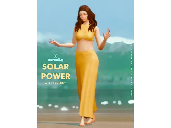 Maxis Match Solar Power A 3 items set by Serenity - The Sims 4 Custom Content