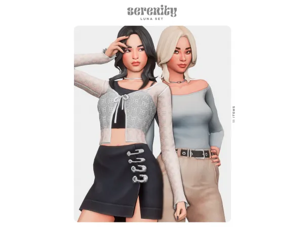 Maxis Match Luna Set by Serenity UPDATE 241022 - The Sims 4 Custom Content