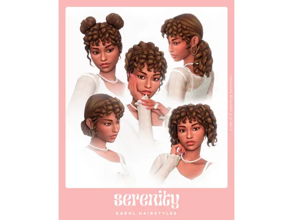 Karol Hairstyles (5 items) by Serenity