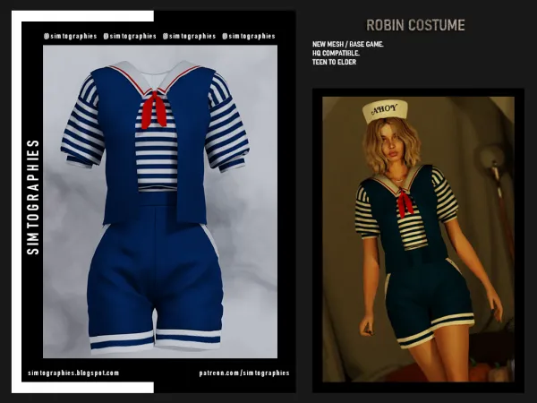 Mix Robin Costume - The Sims 4 Custom Content