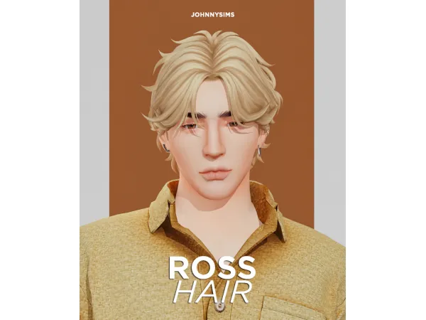 Maxis Match Ross Hair - The Sims 4 Custom Content