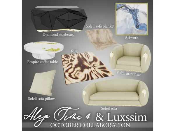 Alpha OCTOBER COLLABORATION - The Sims 4 Custom Content