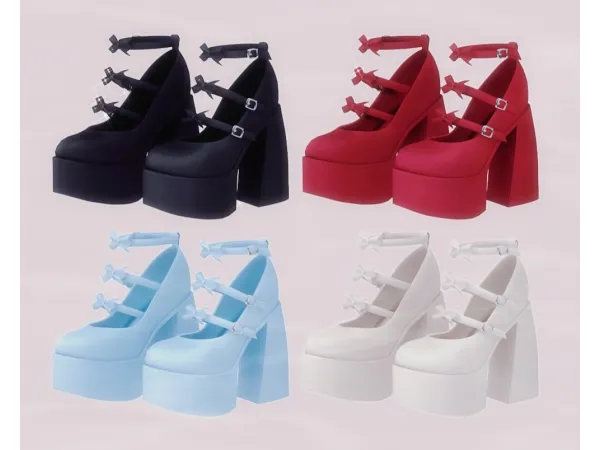 Alpha Shoes pack 45 - The Sims 4 Custom Content