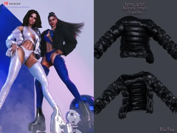 Karma Puff Jacket Br-sims
