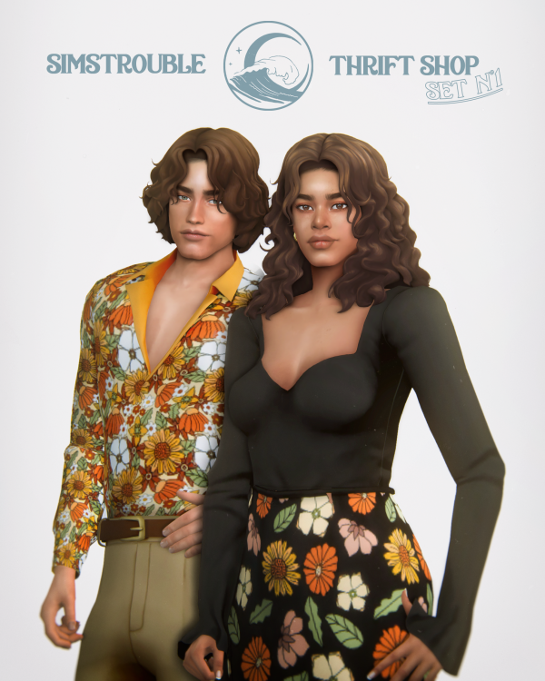Maxis Match Thrift Shop Set by simsfinds - The Sims 4 Custom Content