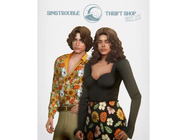 Maxis Match Thrift Shop Set by simstrouble - The Sims 4 Custom Content