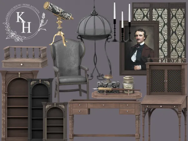 Alpha [khd] archimedes set - The Sims 4 Custom Content