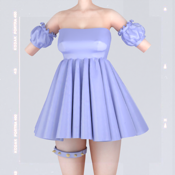Alpha Lua Dress (Patreon Early Access) by bommie-sims - The Sims 4 Custom Content
