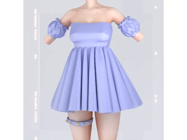 Alpha Lua Dress (Patreon Early Access) - The Sims 4 Custom Content