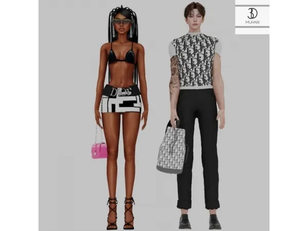 Alpha 3D Muhari Collection - The Sims 4 Custom Content