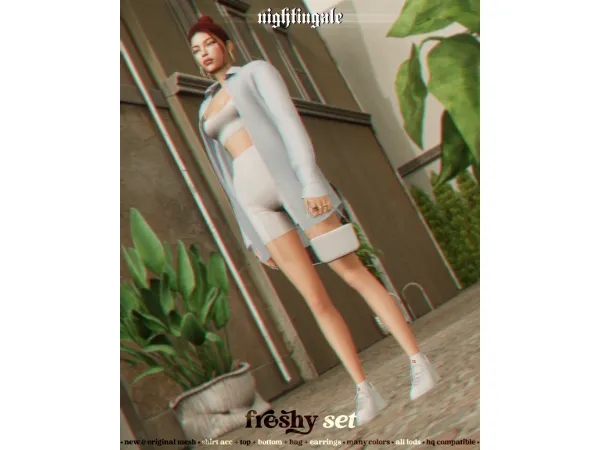 Alpha Freshy Set - The Sims 4 Custom Content