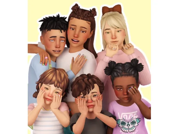 Maxis Match Teeny Nails - The Sims 4 Custom Content