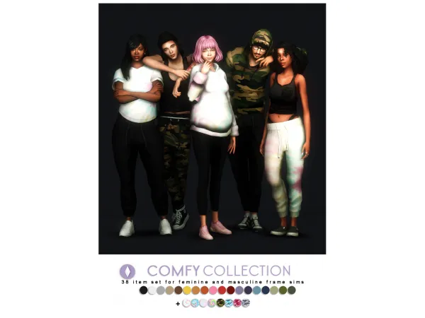 Maxis Match Comfy Collection Redux - The Sims 4 Custom Content