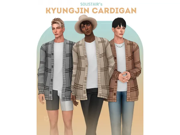 Maxis Match Kyung Jin Cardigan by Solistair - The Sims 4 Custom Content