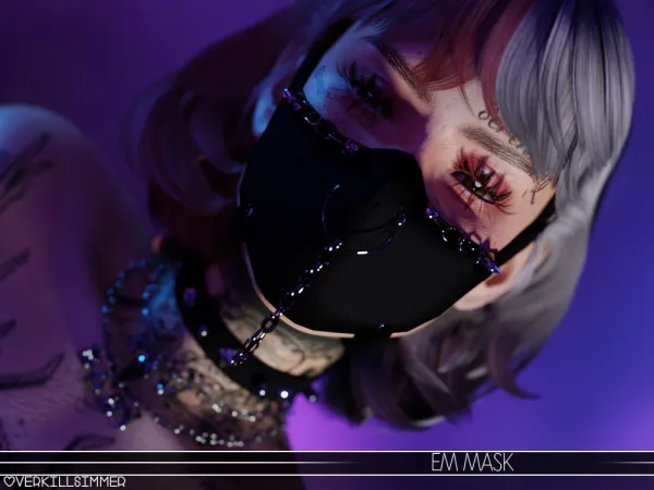 Alpha Em mask - The Sims 4 Custom Content