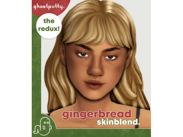 Maxis Match gingerbread skinblend (the redux) - The Sims 4 Custom Content