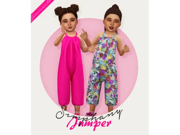 Alpha Jumper Recolor Toddlers by simiracle - The Sims 4 Custom Content