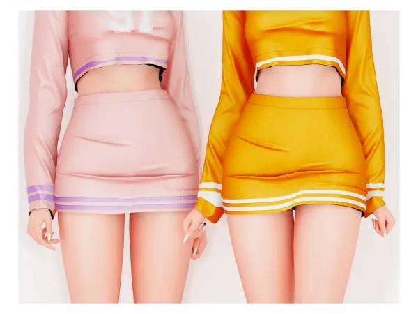 Alpha Hush Skirt - The Sims 4 Custom Content