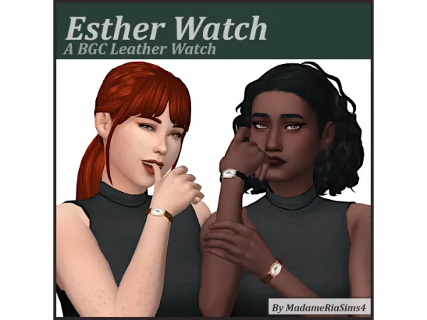 Maxis Match Esther Watch - The Sims 4 Custom Content