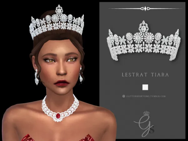Alpha Lestrat Tiara - The Sims 4 Custom Content