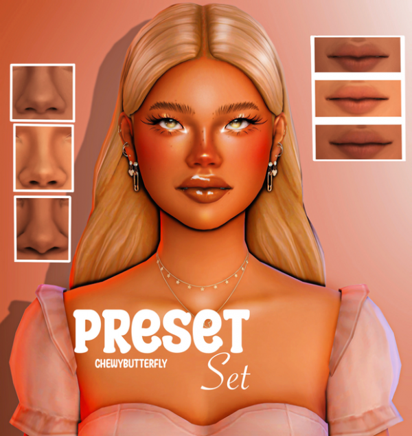 Mix preset set by simsfinds - The Sims 4 custom content