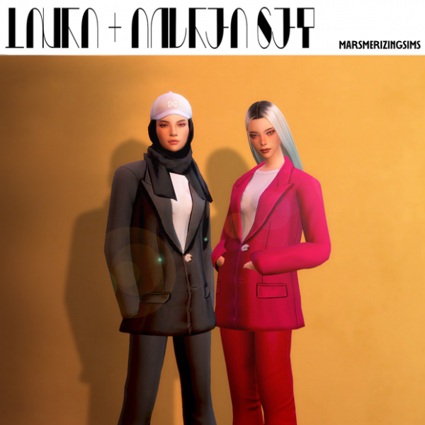 Maxis Match Androgynous Set The Brush Strokes Set by simsfinds - The Sims 4 Custom Content