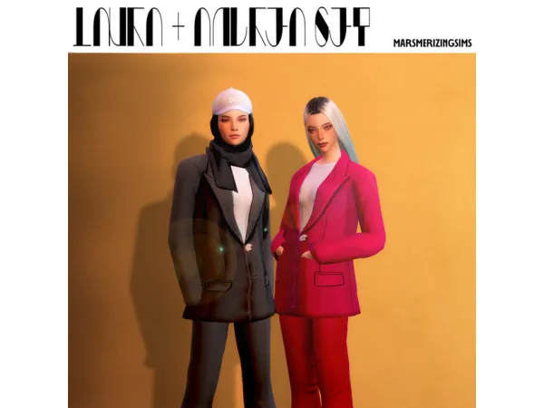 Maxis Match Androgynous Set The Brush Strokes Set - The Sims 4 Custom Content