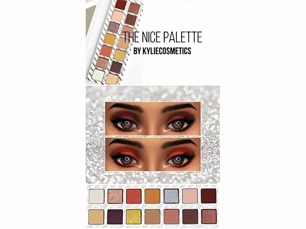 Alpha KYLIE THE NICE PALETTE - The Sims 4 Custom Content